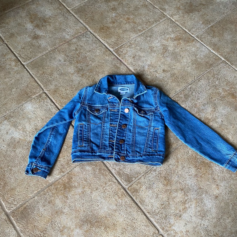 Toddler jean jacket medium wash